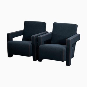 Utrecht Armchairs by Gerrit T. Rietveld for Cassina, Set of 4
