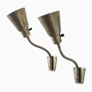 V-18 Wandlampen von Eje Ahlgren für Bergboms, 1950er, 2er Set