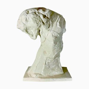 Weiße Keramik Büste von Patrick Villas, 2000