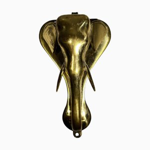 Door Knocker in Bronze Elephant Sculpture