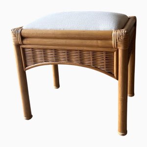 Vintage Korbgeflecht Hocker