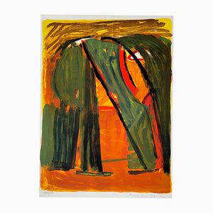 Bram Van Velde, Forest, 1970s, Lithograph