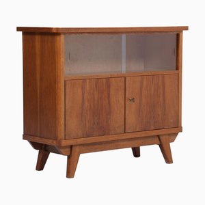 Vintage Dresser with Glass Doors, 1960s