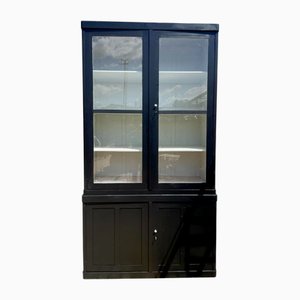Vintage Wood Display Cabinet