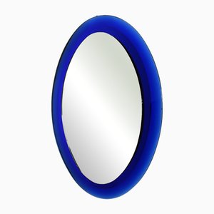 Vintage Oval Mirror from Fontana Arte, 1960