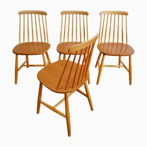 Vintage Danish Nesto Chairs, 1960s, Set of 4
