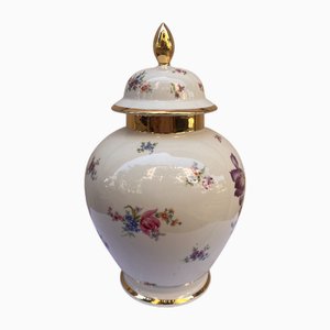 Bavarian Porcelain Lidded Jug, 1890s