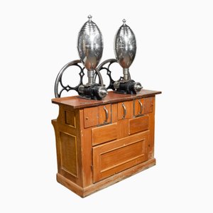 Vintage Barista Coffee Grinder, 1920s