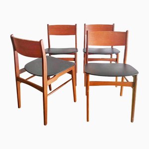 Vintage Danish Chairs, 1960s, Set of 4