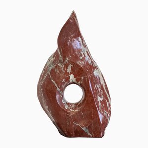 Figurative Sculpture, 1998, Red-Brown Marble