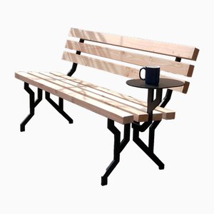 Isabella Outdoor Bench with Table by Kranen/Gille