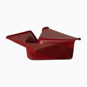Kappa Red Coffee Table by Cesare Leonardi and Franca Stagi for Fiam, 1970