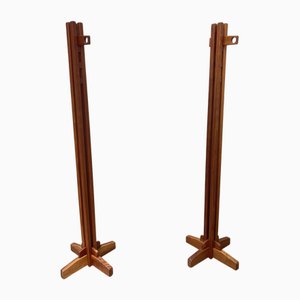 Attaccapanni vintage, anni '70, set di 2