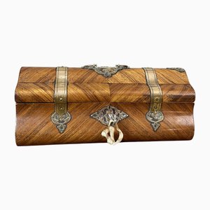Brass and Wood Box, 1890s