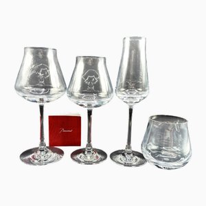 The Château Verkostungsgläser von Baccarat, 4 . Set