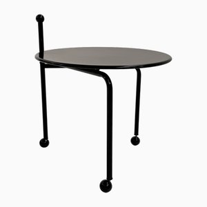 Mesa de centro plegable negra de Tord Bjorklund para Ikea, años 80