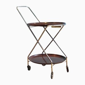 Klappbarer Mid-Century Servierwagen