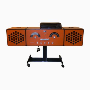 Radiofonógrafo Cubo RR 126 FO de Fratelli Castiglioni para Brionvega, Italia, años 60
