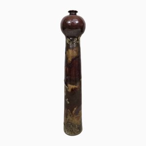 Glazed Stoneware Vase by Annie Maume, France, 1970s