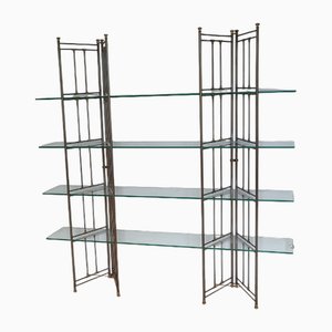 Glass and Metal Shelves, 1980s
