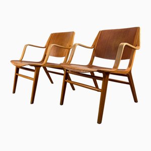 HM11 AX Chairs by Peter Hvidt & Orla Mølgaard-Nielsen for Fritz Hansen, Denmark, 1960s, Set of 2