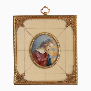 Antique Miniature of Raphael's St. Mary, 1930s