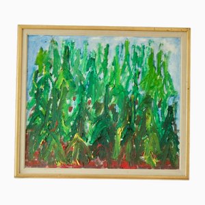 Bo Sällström, Woodland, 1970s, Oil on Canvas