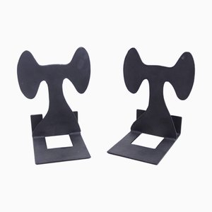 Vintage Metal Bookends, Set of 2