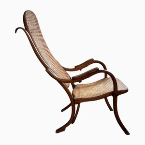 Klappbarer Armlehnstuhl aus dem frühen 20. Jh. von Michael Thonet für Gebrüder Thonet Vienna Gmbh, Österreich, 1890er