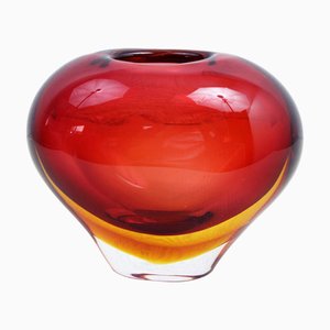 Jarrón de cristal de Murano, años 70