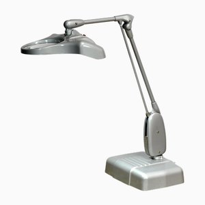 Dazor Schreibtischlampe mit Lupe, 1955