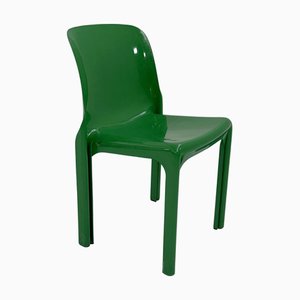Green Selene Chair by Vico Magistretti for Artemide, 1970s