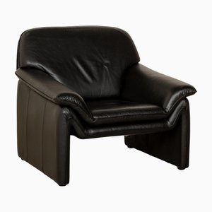 Atlanta Armchair in Black Leather from Laauser