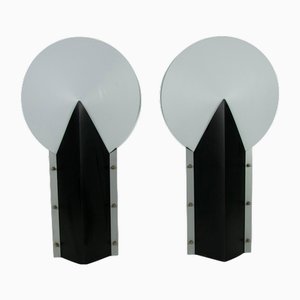 Postmodern Table Lamps attributed to Samuel Parker for Slamp SRL, 1980s, Set of 2