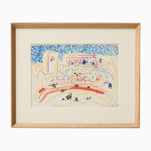 Pablo Picasso, Toros y Toreros, 1961, Lithograph, Framed