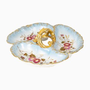 20th Century Napoleon III Porcelain Bowl and Aperitif Stand