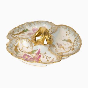 20th Century Napoleon III Porcelain Bowl and Aperitif Stand