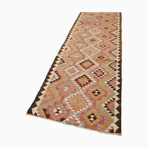 Alfombra de corredor Kilim vintage