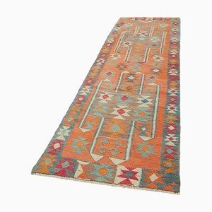 Alfombra de corredor Kilim vintage