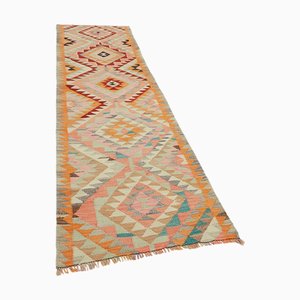 Alfombra de corredor Kilim vintage