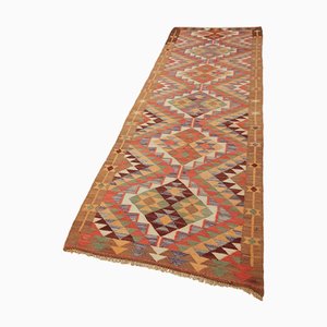 Alfombra de corredor Kilim vintage