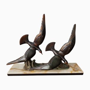 Art Deco Möwen Figur