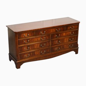 Vintage Bevan Funnel Hardwood Sideboard Bank of Drawers