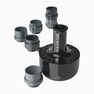 Grünes Arabisches Kaffeeservice Doobide mit Porzellan-Finish von BD Barcelona, 7 . Set
