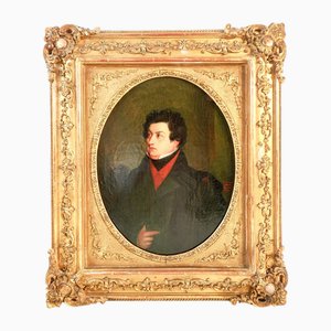 Joseph Guichard, Portrait of a Nobleman, 1839, Oil Painting, Framed