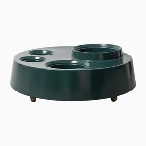 Green Fiberglass Fioriere Low Table by Paolo Caliari, 1960s