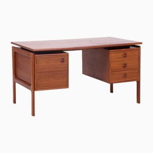 Vintage Teak Desk by Arne Vodder for GV Møbler, 1960s