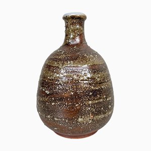Vaso Shigaraki-Yaki Tokkuri vintage, Giappone, anni '80
