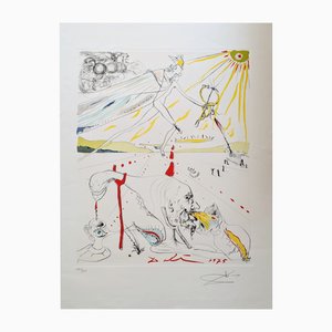 Salvador Dali, The Alchemist, 1975, Grabado a punta seca