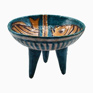Ceramic Riser Centerpiece from C.A.S. Vietri, Italy, 1970s